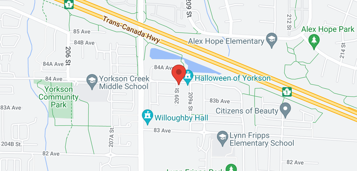 map of 8394 209TH STREET